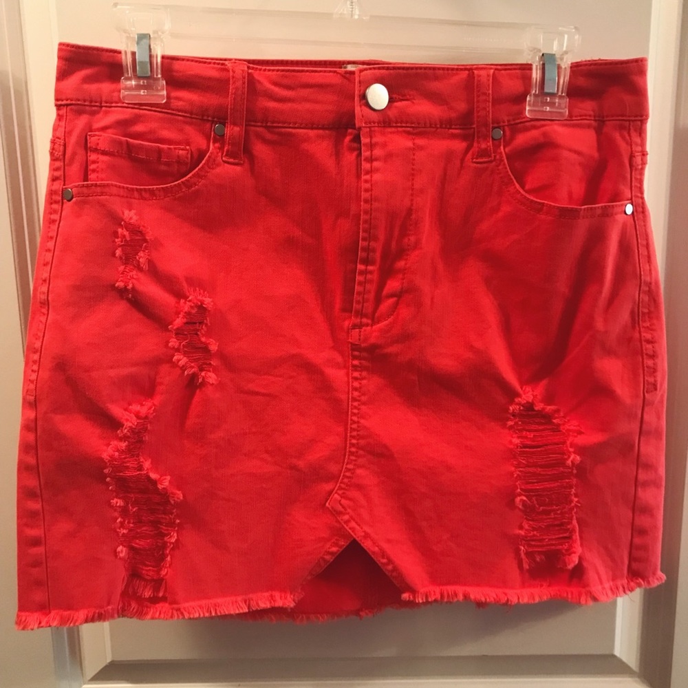 Orange skirt
